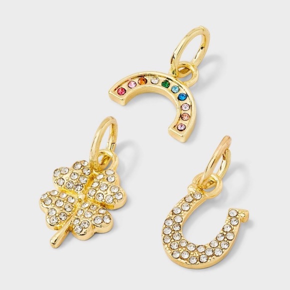 Gold Paperclip Chain Bracelet W/ (9) Charms
Rainbow Mushroom Fruit Yin Yang NWT - Picture 12 of 16